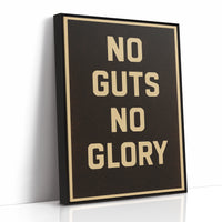 No Guts No Glory Vintage Poster