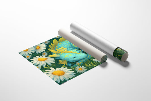 Daisy Dragon Dreams In Spring