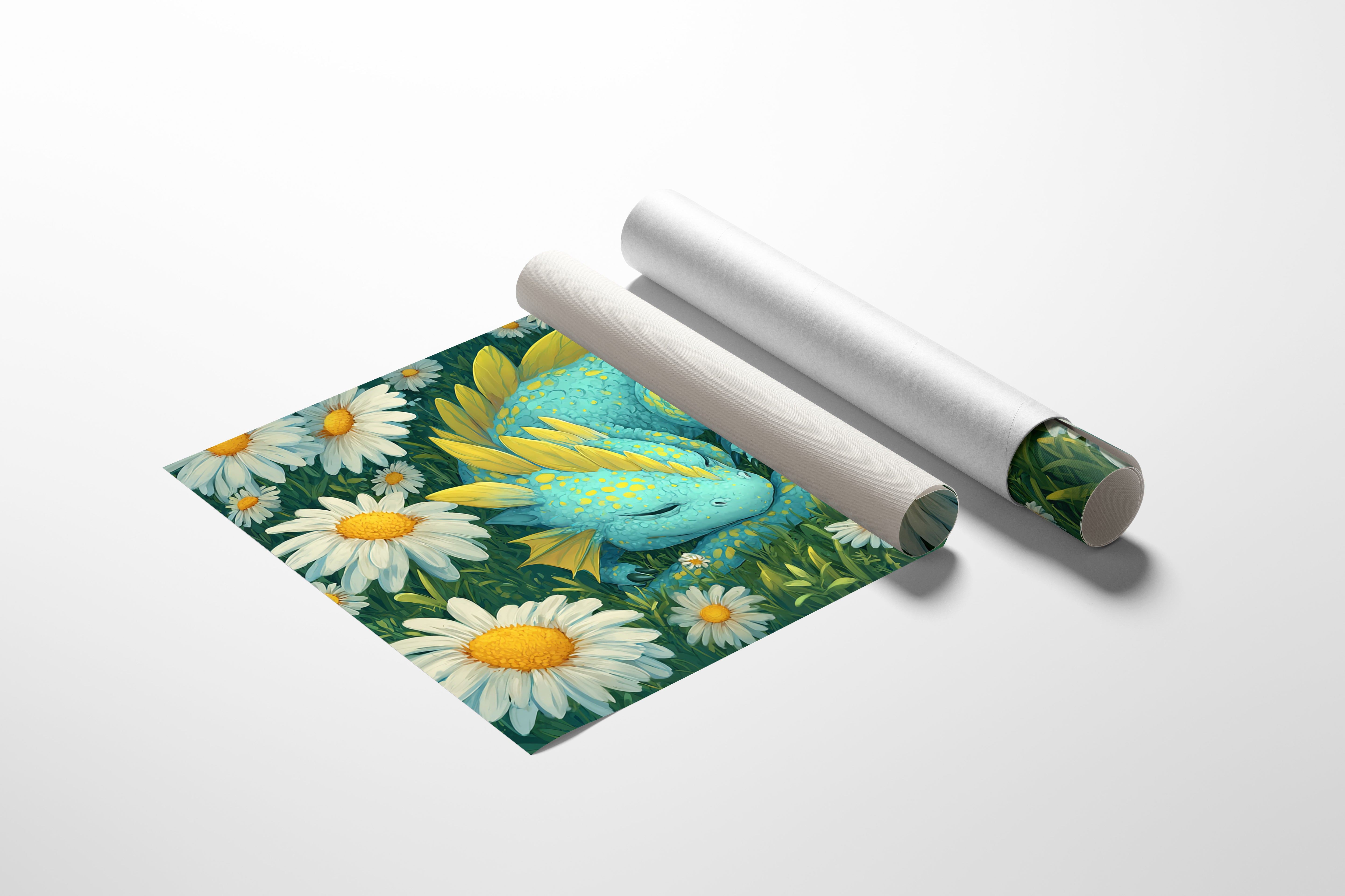 Daisy Dragon Dreams In Spring
