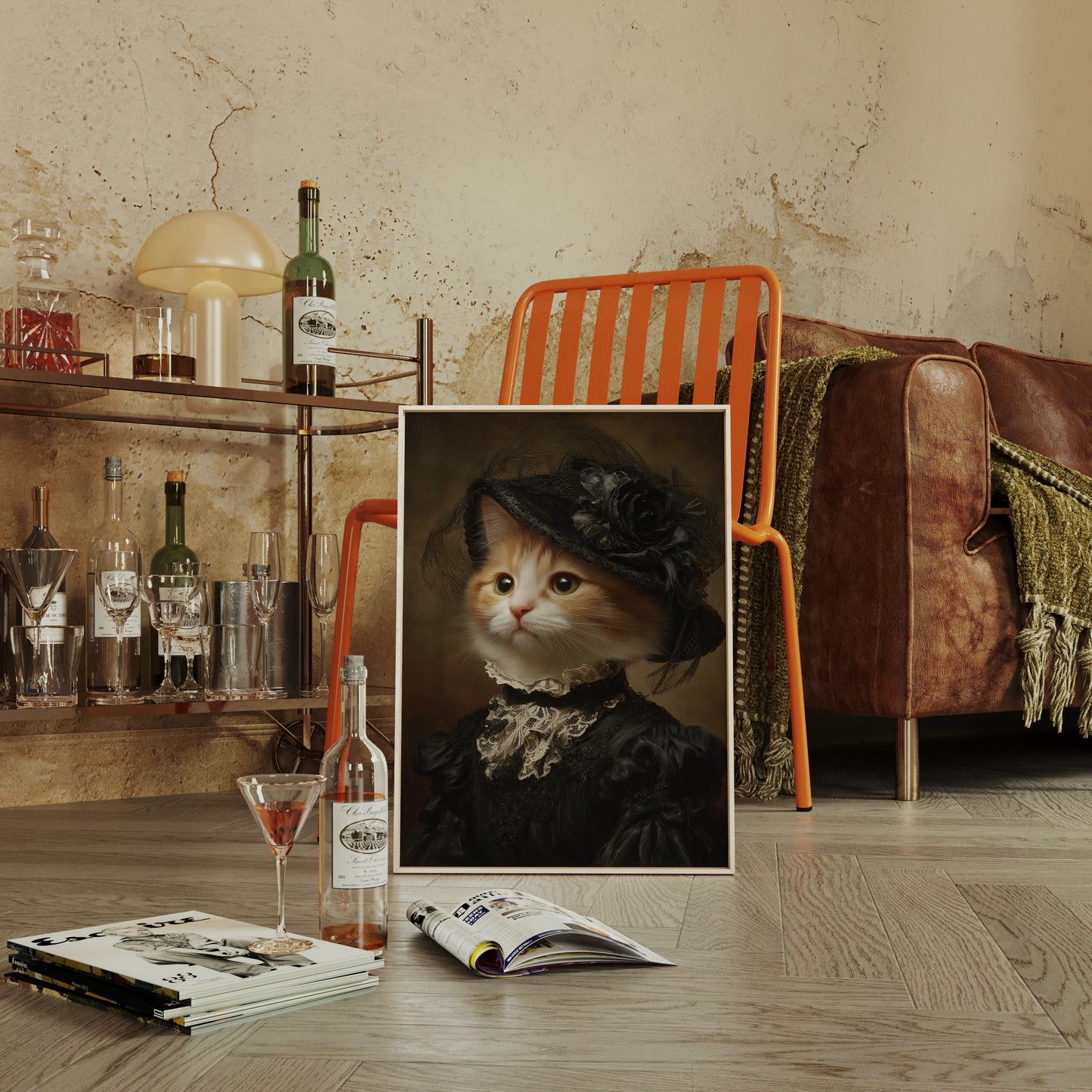 A Feline's Timeless Elegance