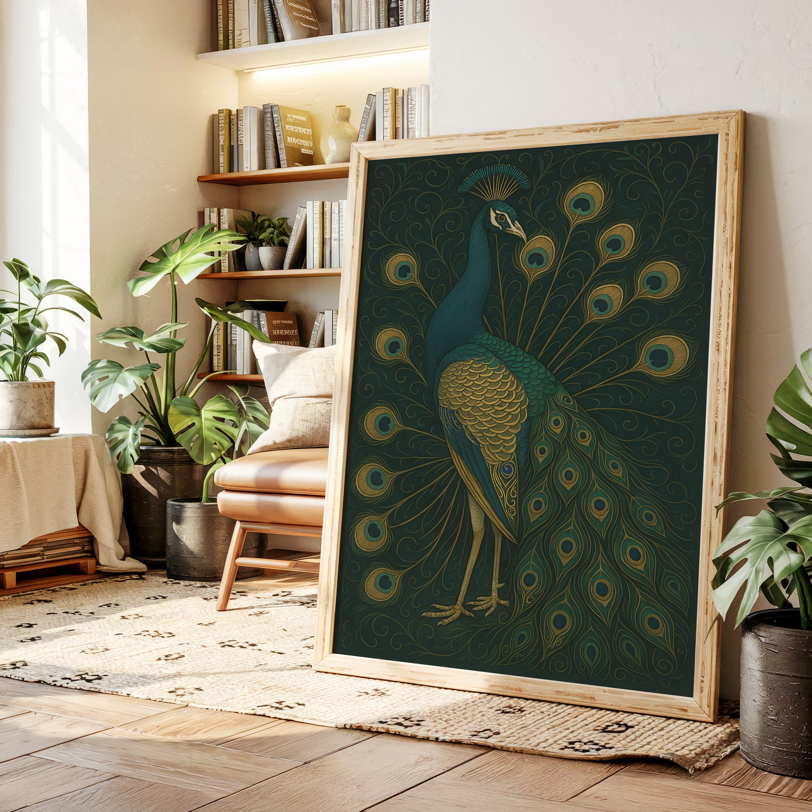 Regal Silence of the Golden Peacock