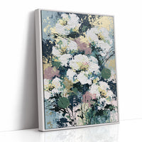 White Peonies in Sage & Slate