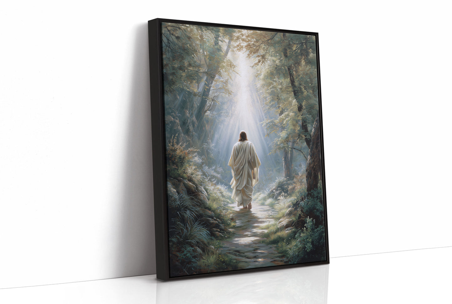 Light Guides The Forest Path