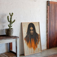 Ember Stare Warrior Portrait