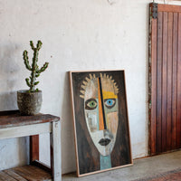 Divided Face Speaks Ancient Stories