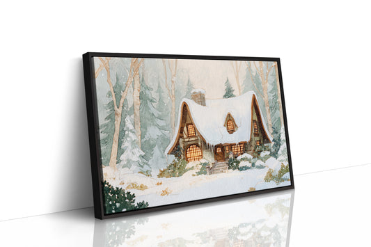 Cottage Beneath a Winter Veil