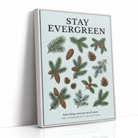 Stay Evergreen: Vintage Pine & Holly Chart
