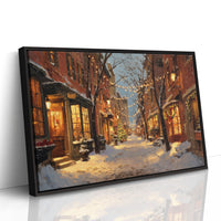 Beneath Twinkling Winter Lights