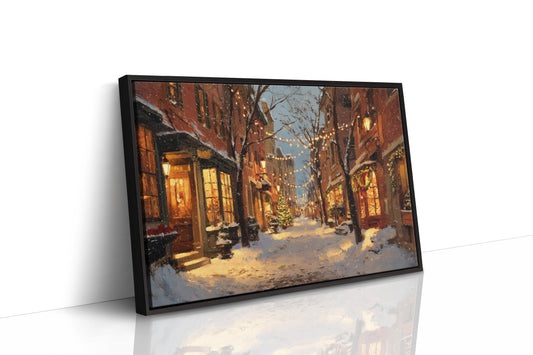 Beneath Twinkling Winter Lights