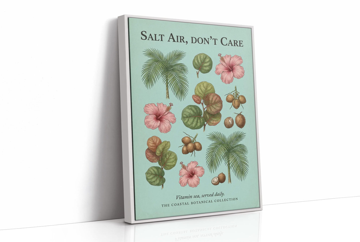 Salt Air, Don't Care: Vintage Coastal Botanical Chart