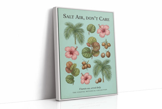Salt Air, Don't Care: Vintage Coastal Botanical Chart
