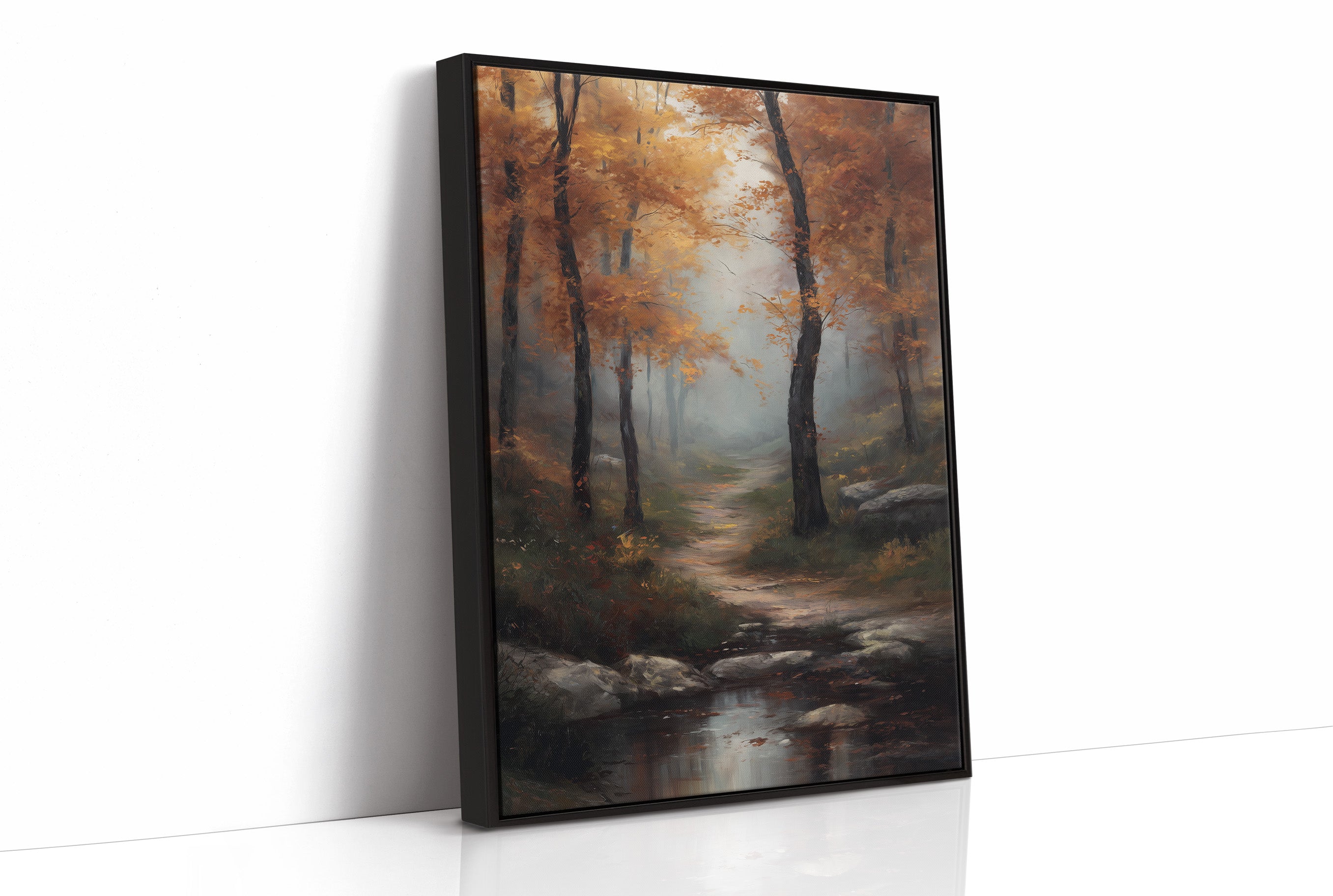 Copper Paths Through Misty Woods