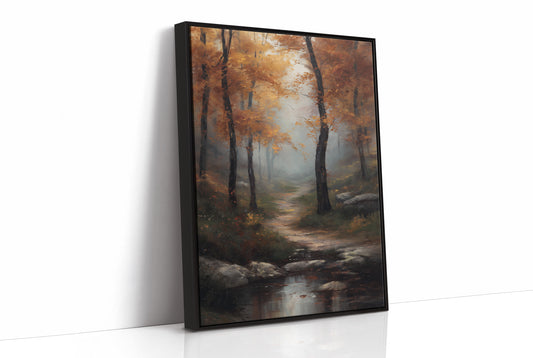 Copper Paths Through Misty Woods