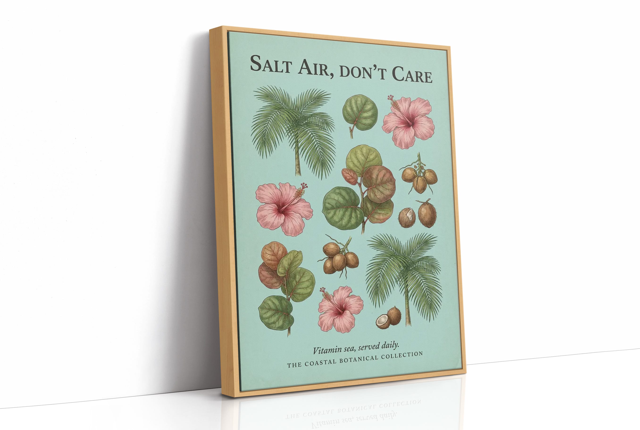 Salt Air, Don't Care: Vintage Coastal Botanical Chart