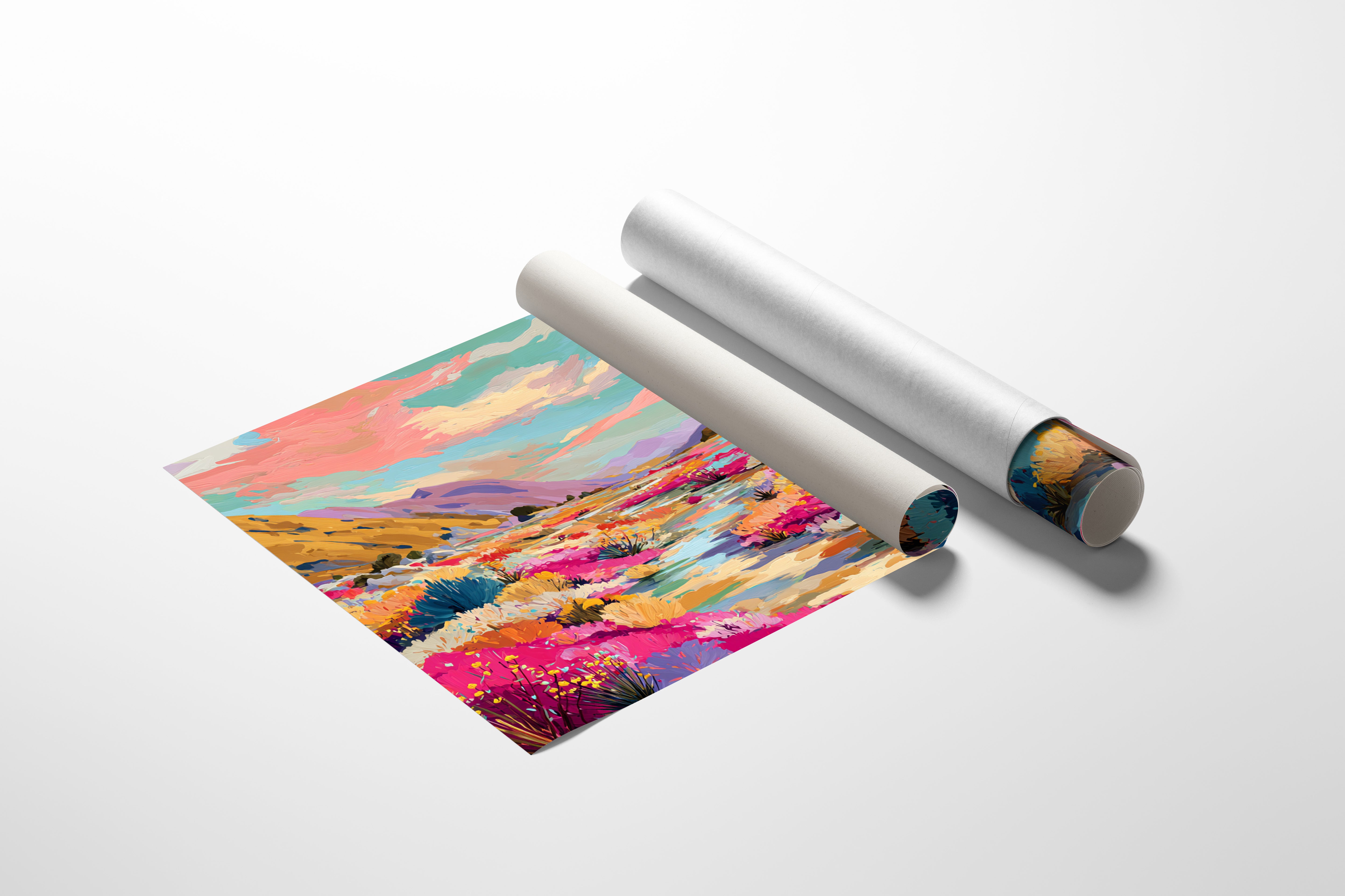 Desert Stream Paints Wild Gardens