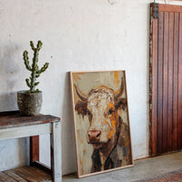 Rustic Longhorn with Painted Soul