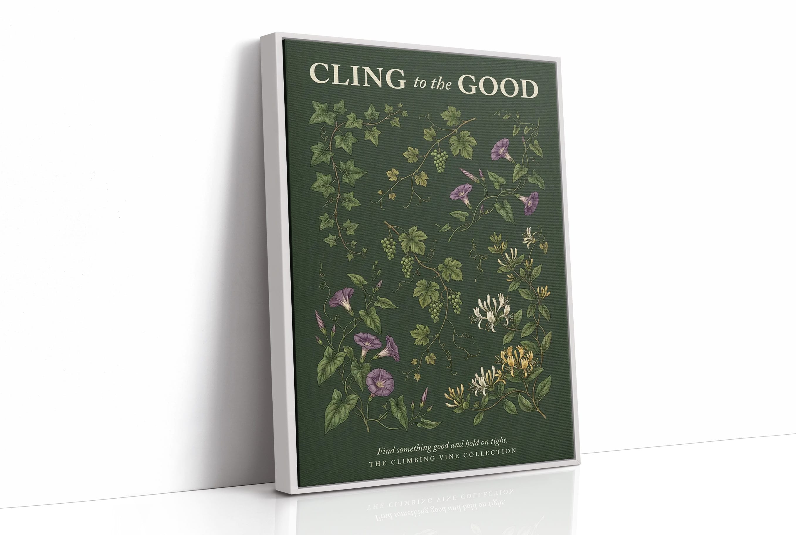 Cling to the Good: Vintage Climbing Vine Chart