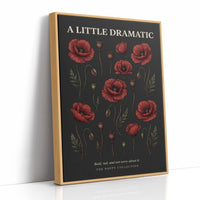 A Little Dramatic: Vintage Poppy Chart