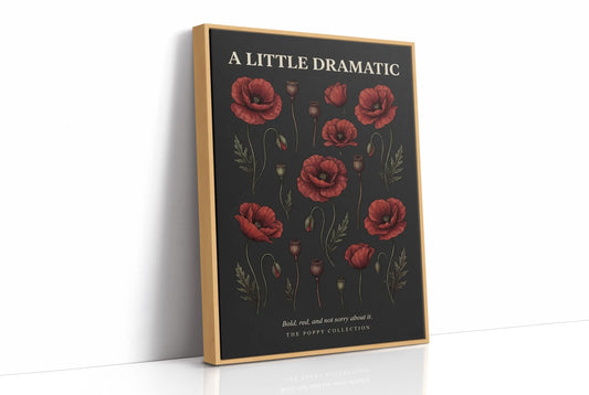 A Little Dramatic: Vintage Poppy Chart