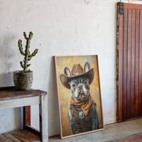 Sheriff Bulldog with a Badge and Attitude