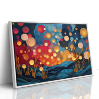 Fireflies Dance Above Midnight Waves