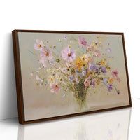 Pastel Symphony in Crystal Vessel