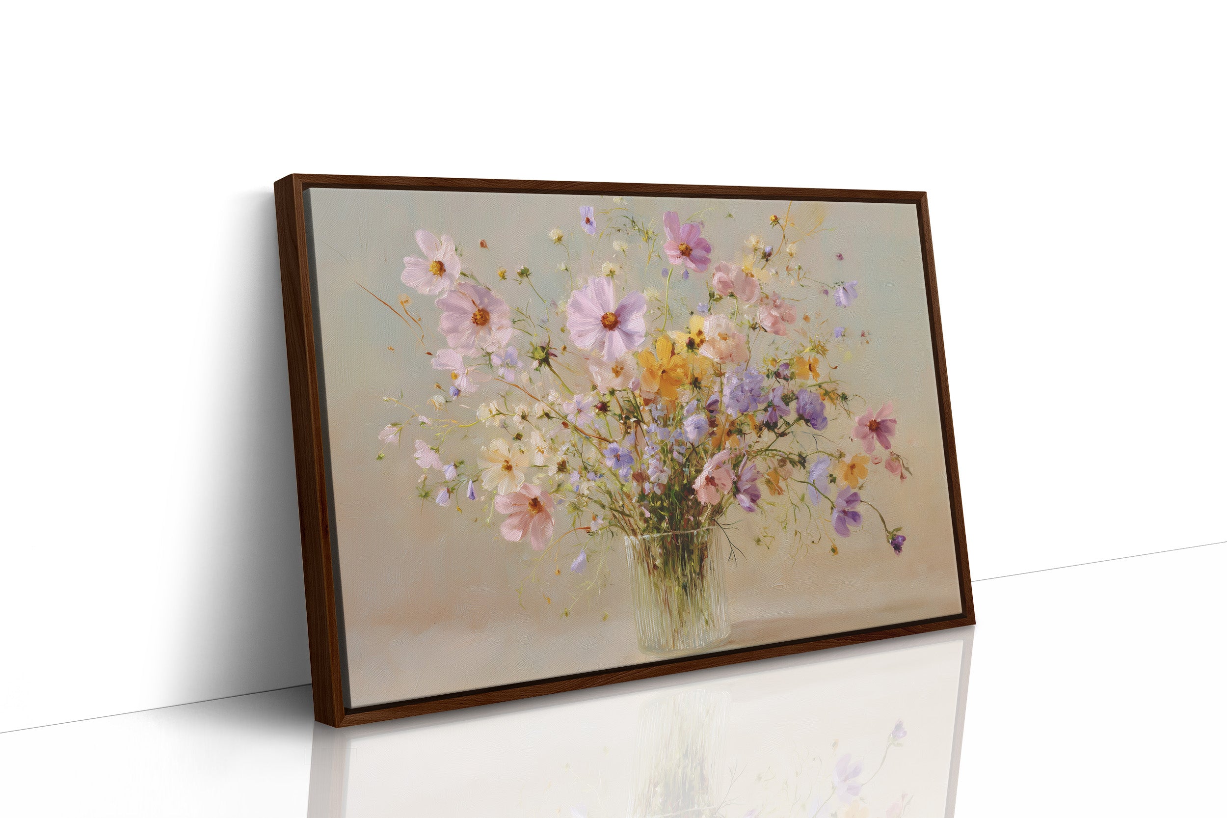 Pastel Symphony in Crystal Vessel