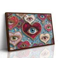 All Eyes in Velvet Hearts