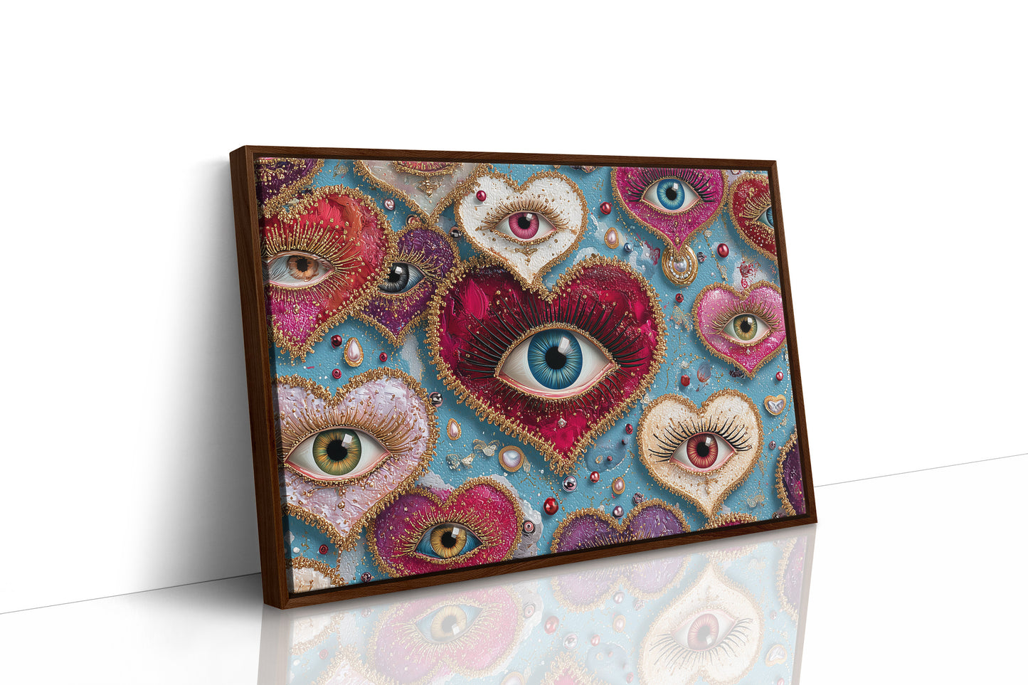 All Eyes in Velvet Hearts