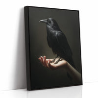 Ancient Wisdom Perches On Palm