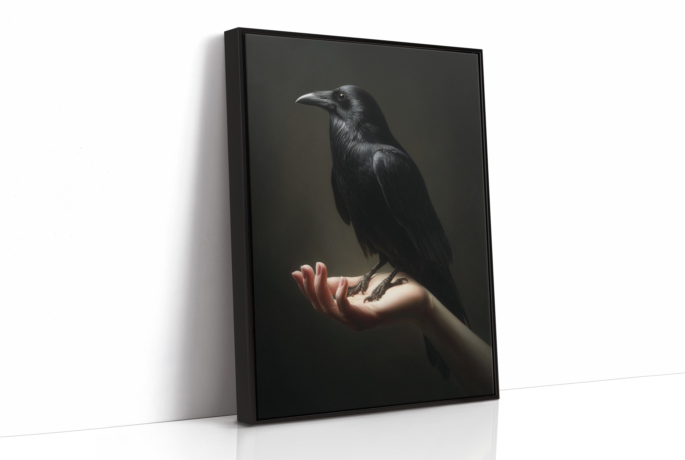 Ancient Wisdom Perches On Palm