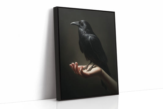 Ancient Wisdom Perches On Palm