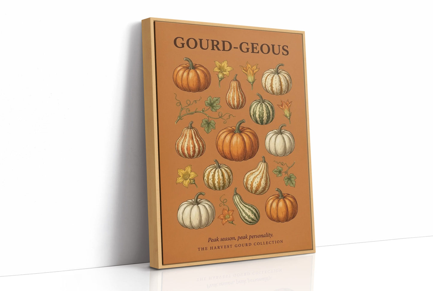 Gourd-geous: Vintage Harvest Gourd Chart