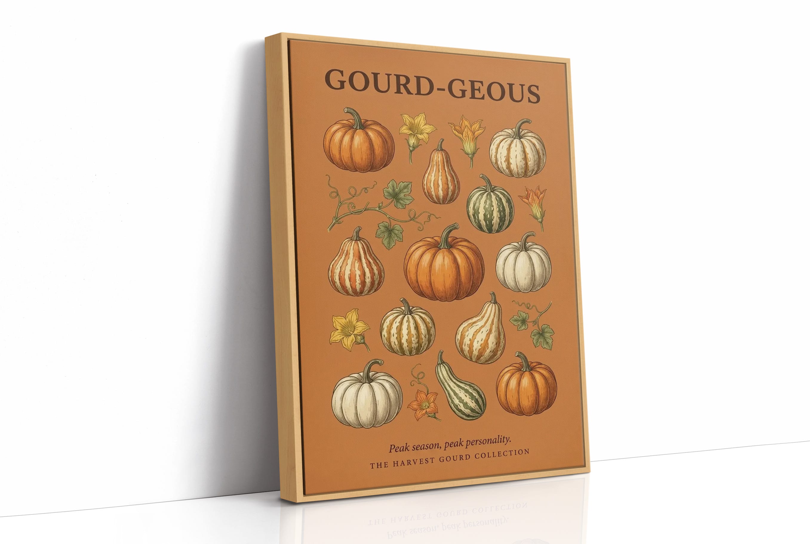 Gourd-geous: Vintage Harvest Gourd Chart