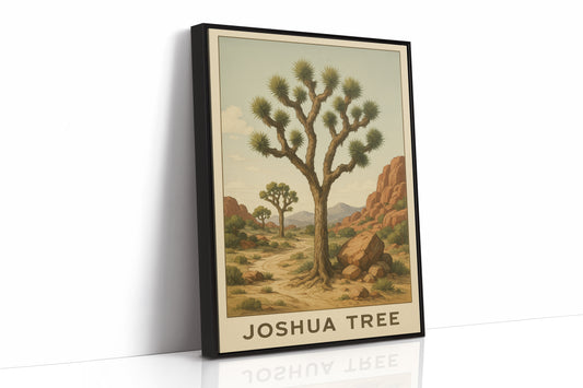 Joshua Tree Desert Landscape Art Print