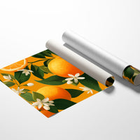 Citrus Blossoms Dance In Sunlight