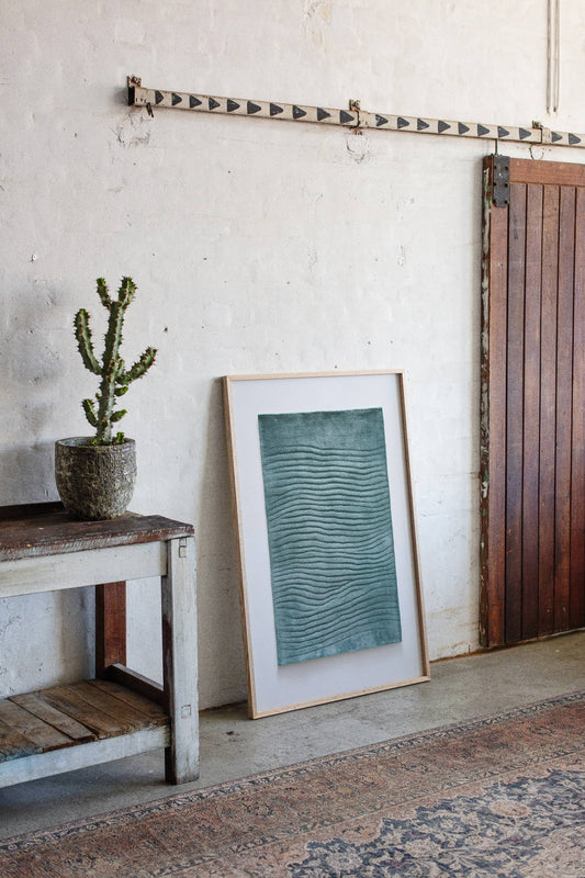 Tidal Rhythms In Seafoam Green