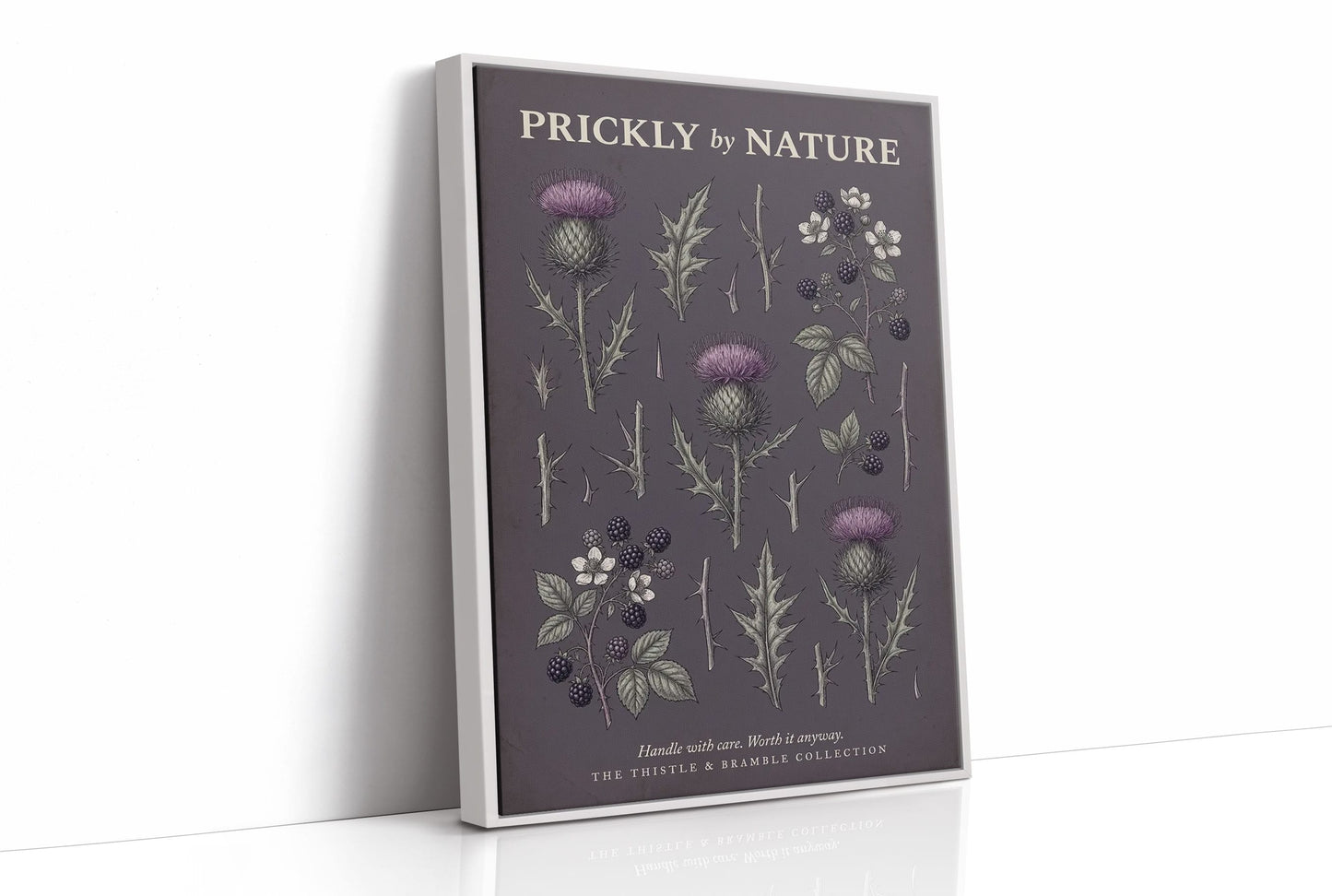 Prickly by Nature: Vintage Thistle & Bramble Chart