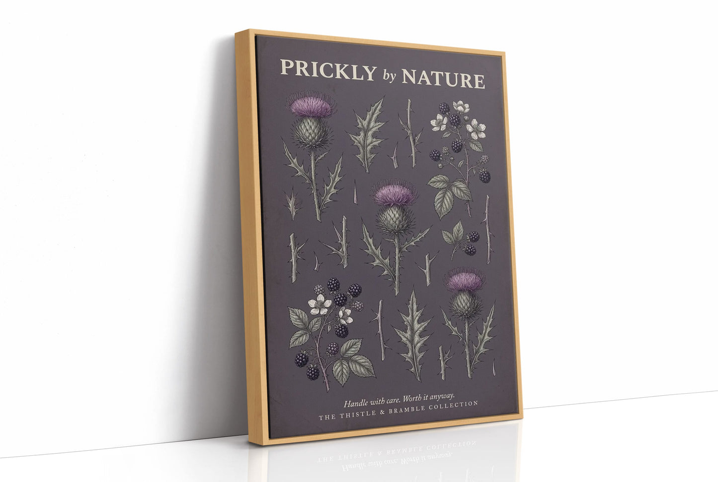 Prickly by Nature: Vintage Thistle & Bramble Chart