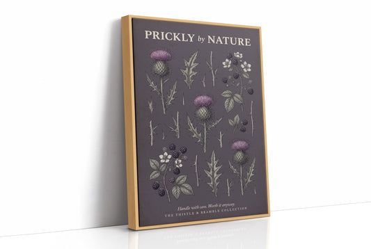 Prickly by Nature: Vintage Thistle & Bramble Chart