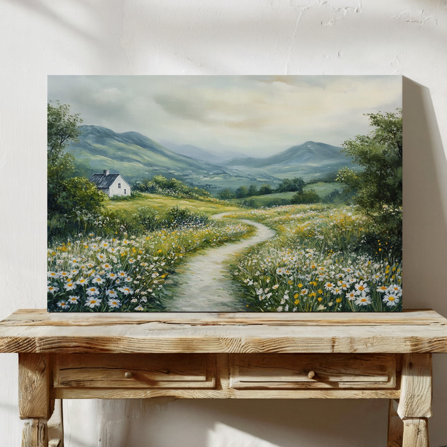 Daisies Guide The Mountain Path Home