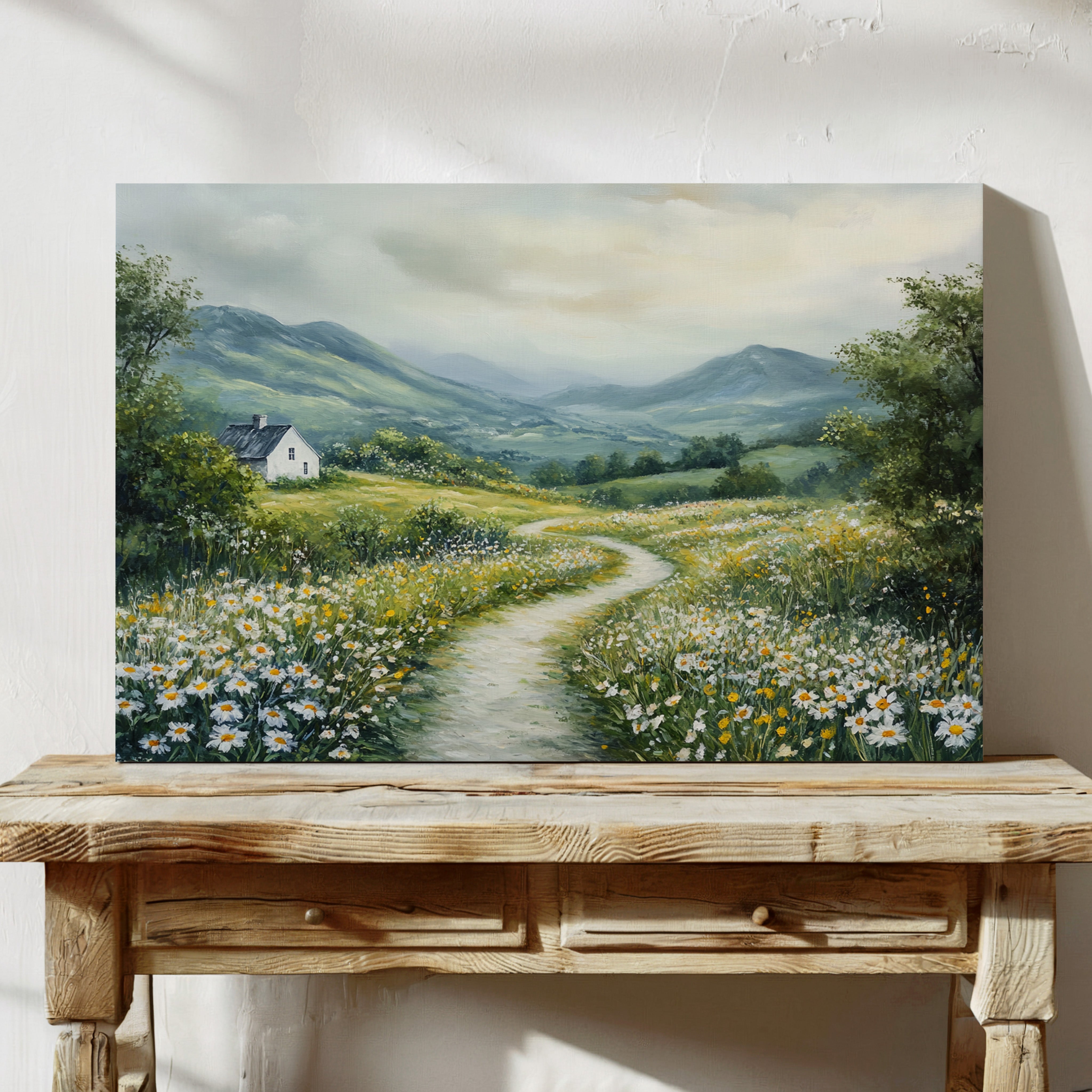 Daisies Guide The Mountain Path Home