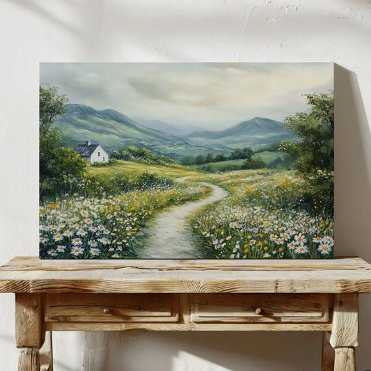 Daisies Guide The Mountain Path Home