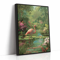 Pink Elegance In Verdant Paradise