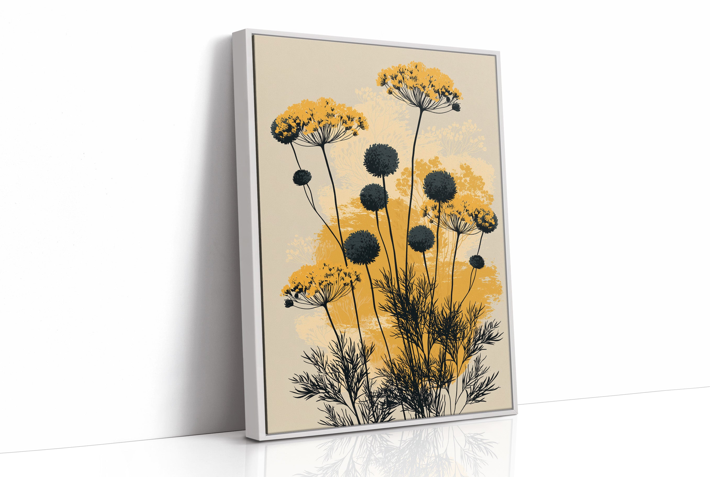 Yarrow and Allium in Gold