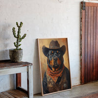 Rottweiler Ranger in the Wild West