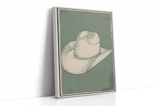 Weathered Rancher's Dream - Vintage Cowboy Hat
