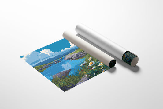 Daisies Dance Above Northern Waters