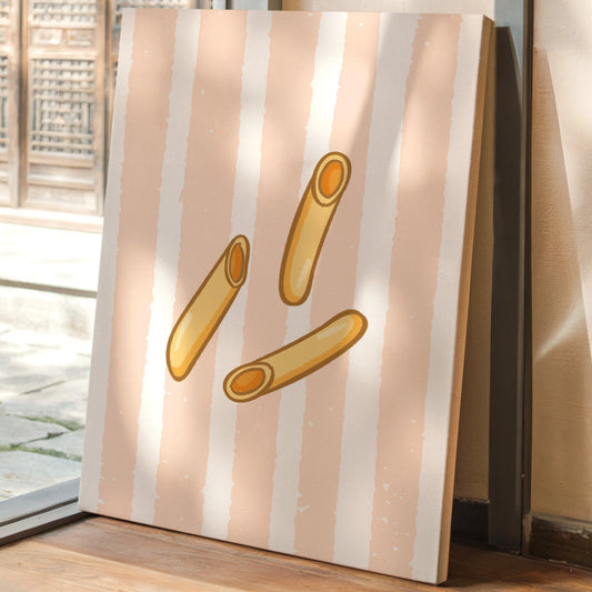Breadsticks Dance On Blush Stripes