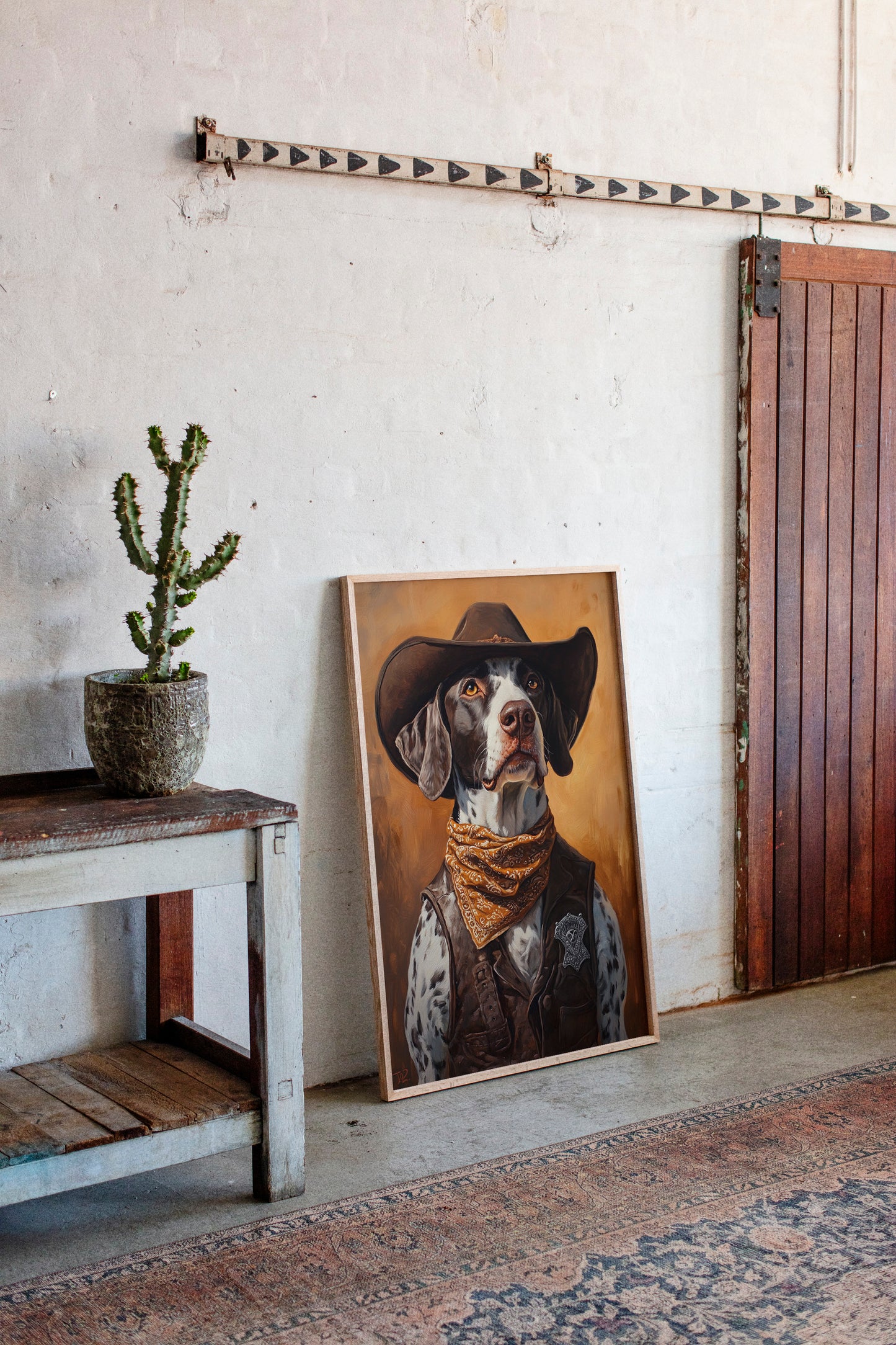 Spotted Deputy in Dusty Boots